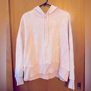 Women's Pink Hoodie Top